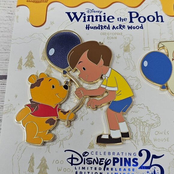 2025 Disney Parks Winnie The Pooh Hundred Acre Wood Pin Series 1/12 Christopher - Picture 2 of 4